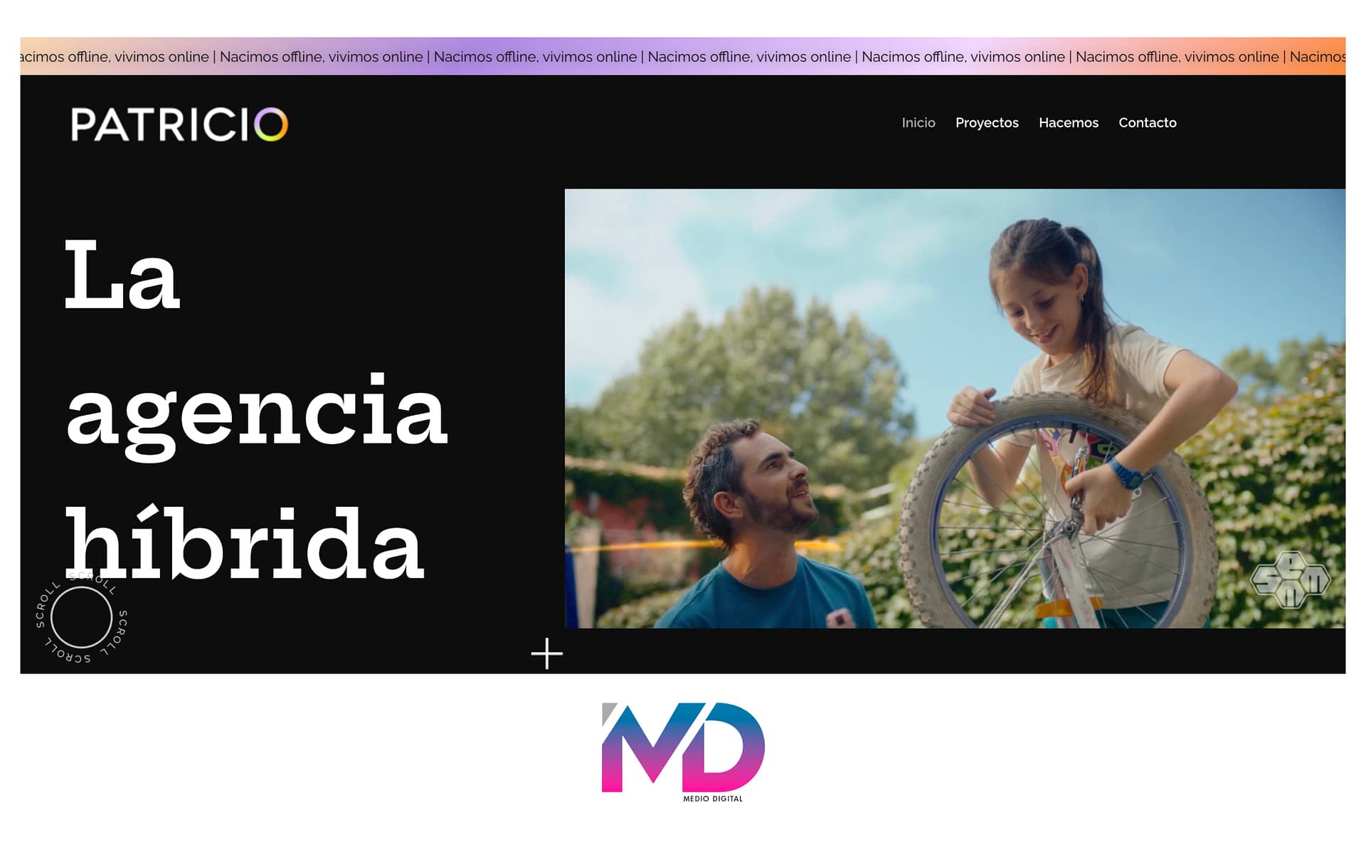 Logo Agencia de Publicidad Patricio Uruguay