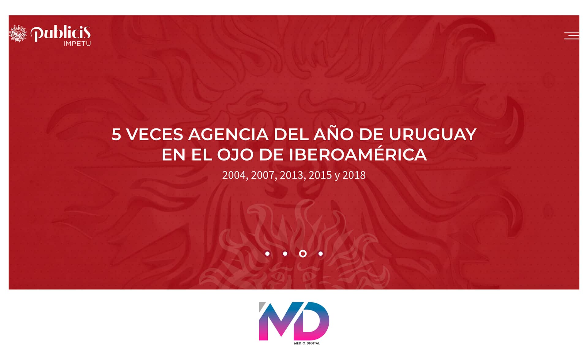 Logo Agencia de Publicidad Publicis Impetu Uruguay