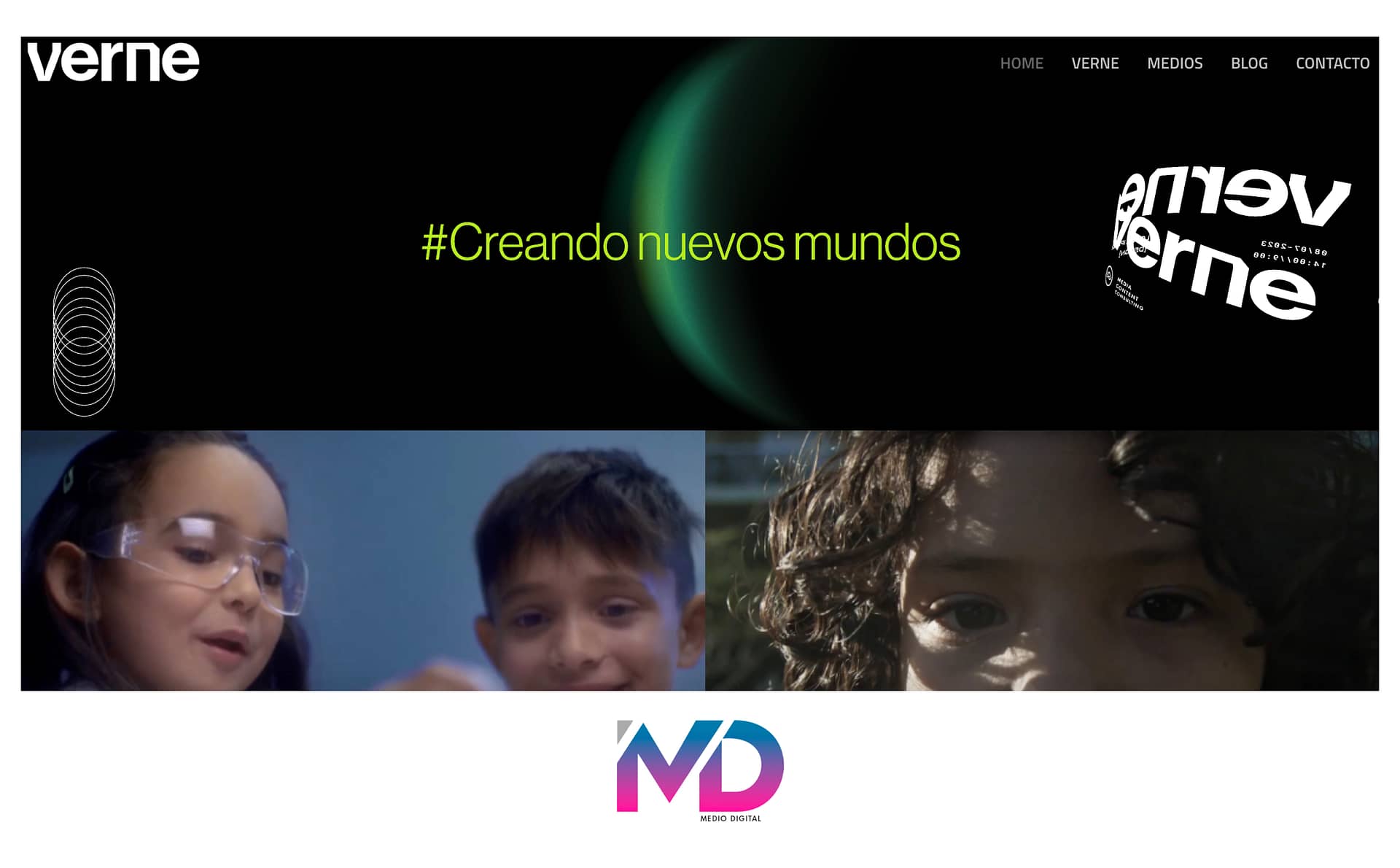 Logo Agencia de Publicidad Verne Uruguay
