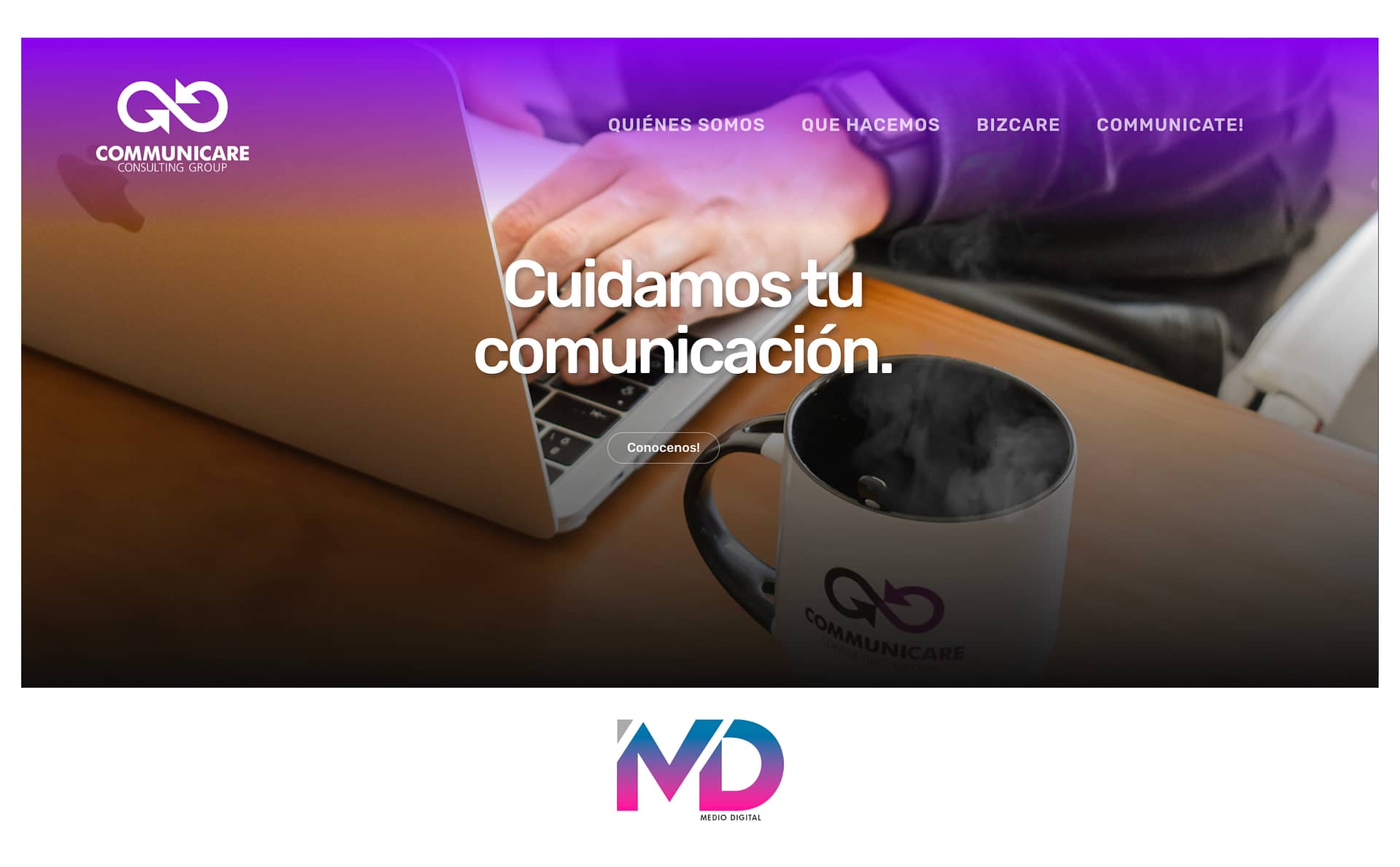 Logo Agencia de Comunicación Communicare Uruguay