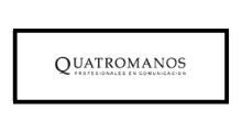 Logo Agencia de Comunicación Quatromanos Uruguay