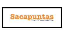 Logo Agencia de Comunicación Sacapuntas Uruguay