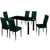 Juego de Comedor 6 Sillas Avatar Negro