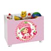 Baul Infantil Bebes Para Juguetes Con Ruedas Frutillita