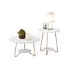 Mesa De Living Mesa Lateral Ratona Linea Retro Blanco