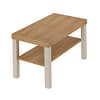 Mesa Lateral De Living 4 Patas Tapa Cuadrada 100% Mdp