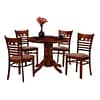 Juego De Comedor 4 Sillas Mesa Redonda Madera Maciza