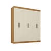 Ropero 6 Puertas Batientes 2 Cajones Cinamomo Off White