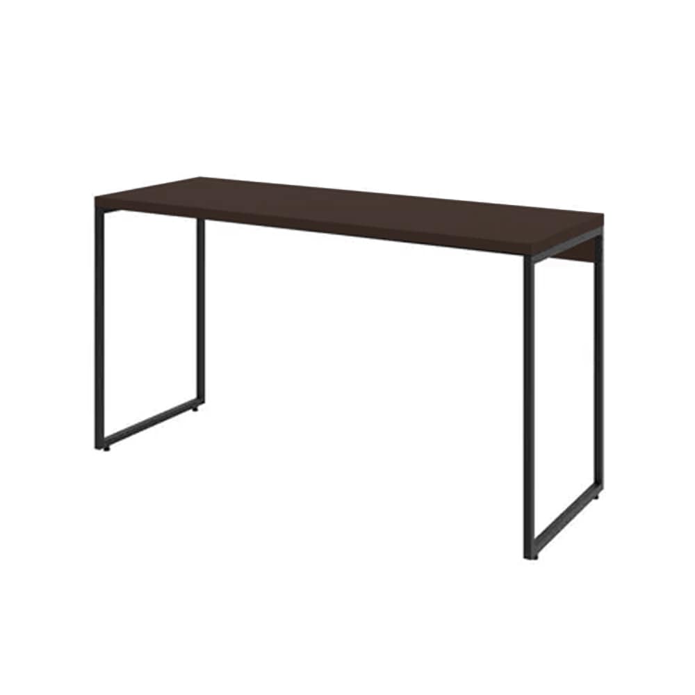 Escritorio Estilo Industrial Tapa De Mdp Patas De Hierro Cafe