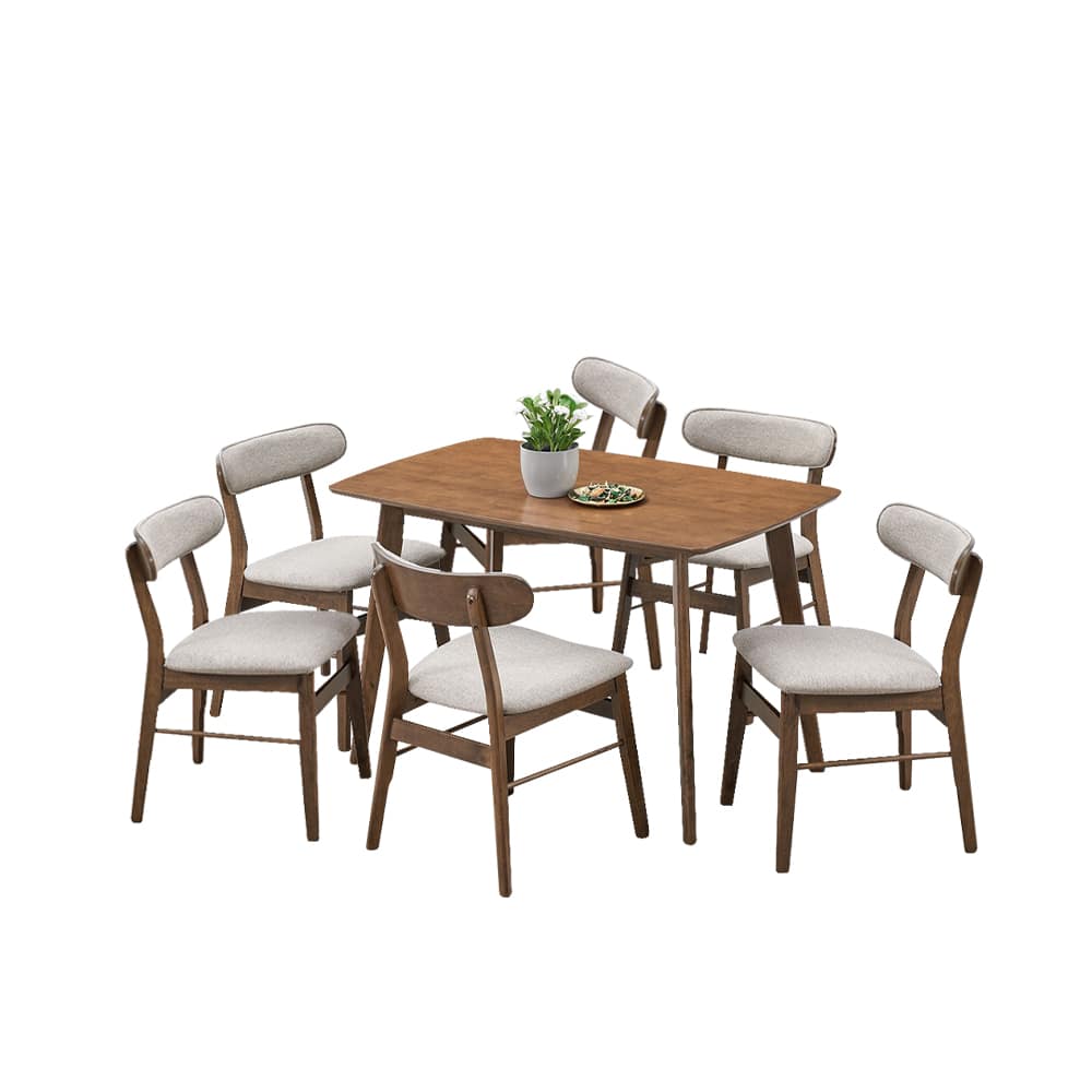 Juego De Comedor 6 Sillas Tapa Mdp Sillas Tapizadas