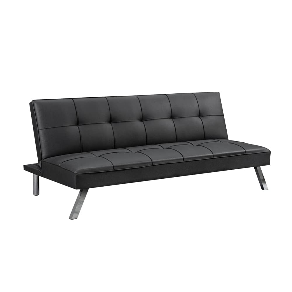 Sofa Cama Volcable Pu Con Patas Metal Metalicas