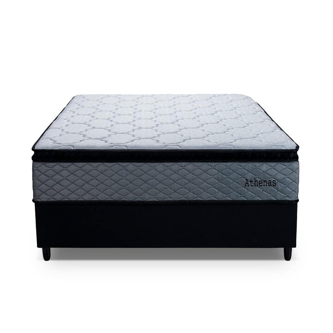 Sommier Athenas 1.40 Confort Y Soporte 120 Kg X Lado - Imagen 2