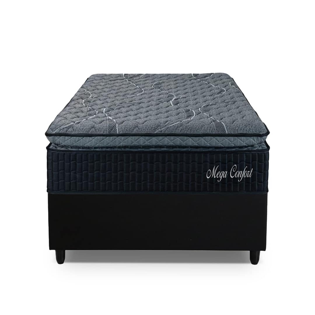 Sommier Mega Confort 0.90 Espuma Firme Y Pillow - Imagen 5