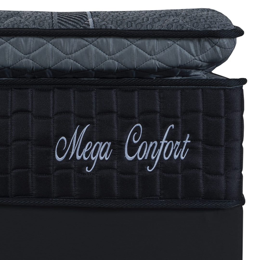 Colchón Mega Confort 1.40 Espuma Firme Y Pillow - Imagen 3