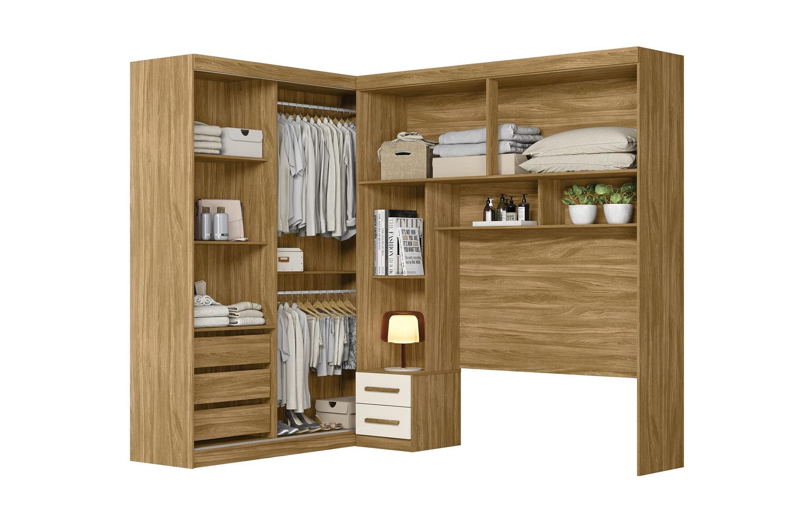 Ropero Placard Respaldo Dormitorio 2 Puertas Corredizas - Imagen 5