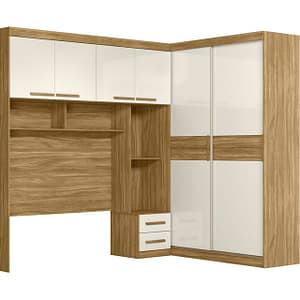 Ropero Placard Respaldo Dormitorio 2 Puertas Corredizas