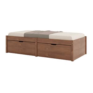 Cama Multifuncional 1 Plaza Con Cajones Madera Maciza