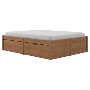 Cama Matrimonial 2 Plazas 4 Cajones Madera Maciza