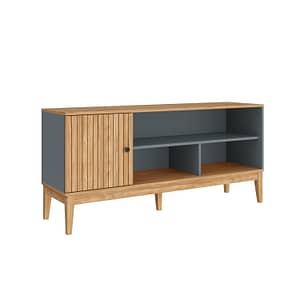 Rack Tv Living Comedor 1 Puerta Con Estantes Hasta 55