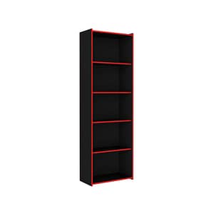 Biblioteca Repisa Multiuso 5 Estantes Gamer Mdp