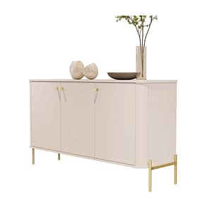 Buffet Aparador 3 Puertas Mdp Con Patas Metalicas
