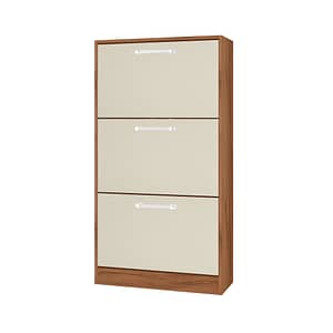 Zapatera Muebles 3 Puertas Dormitorio Jatoba Arena