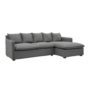 Sofa Esquinero 3 Cuerpos Con Chaise Tapizado En Tela