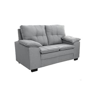 Juego De Living Sillón 2 Cuerpos Tapizado Tela Chenille
