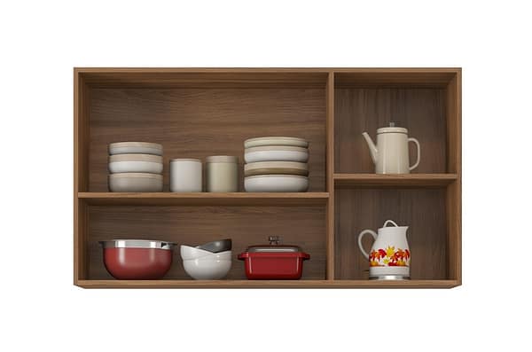Mueble Aereo Alto De Cocina 3 Puertas Mdp Avella Blanco - Imagen 3