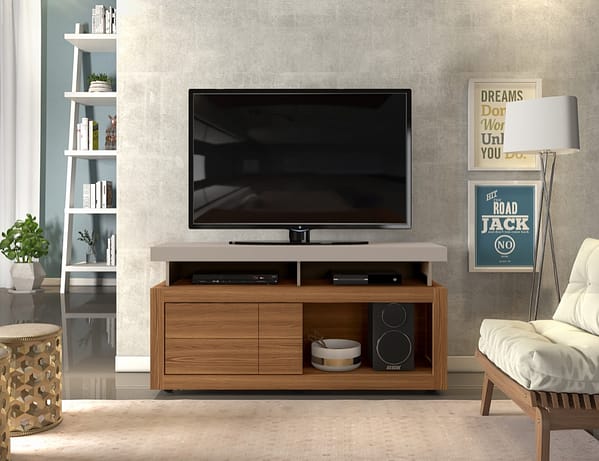 Rack Para Tv Estantes Modular Led Lcd Living Mueble Verano - Imagen 2
