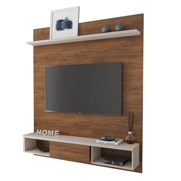 Panel Rack Tv Led Lcd Living Comedor Con Repisa Omega