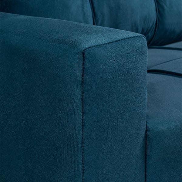 Sillon Sofa Esquinero Living 5 Cuerpos Tapizado Tela - Imagen 4