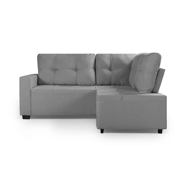 Sillon Sofa Esquinero Living 5 Cuerpos Tapizado Tela - Imagen 3
