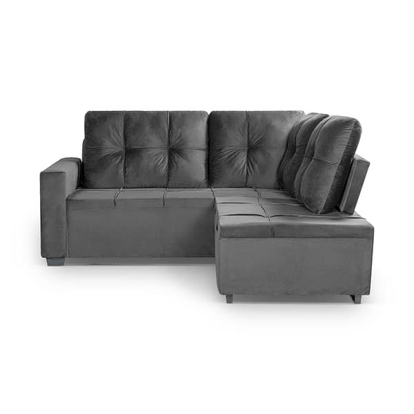 Sillon Sofa Esquinero Living 5 Cuerpos Tapizado Tela - Imagen 3