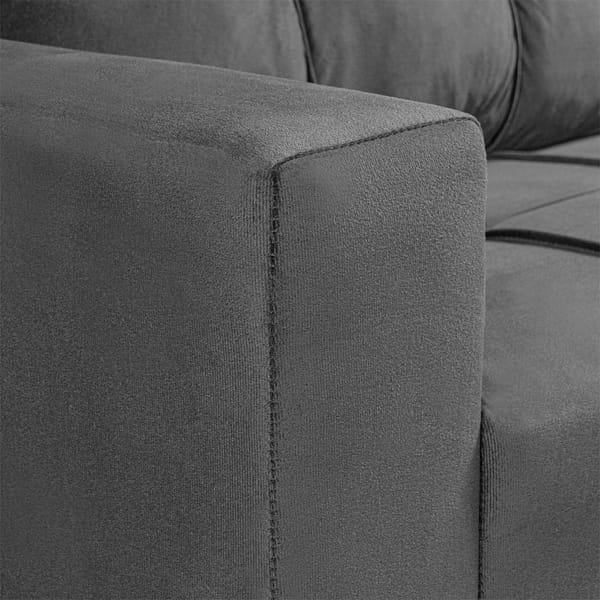 Sillon Sofa Esquinero Living 5 Cuerpos Tapizado Tela - Imagen 4