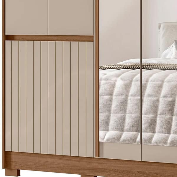 Ropero Placard Dormitorio 10 Puertas 4 Cajones Con Espejo - Imagen 4