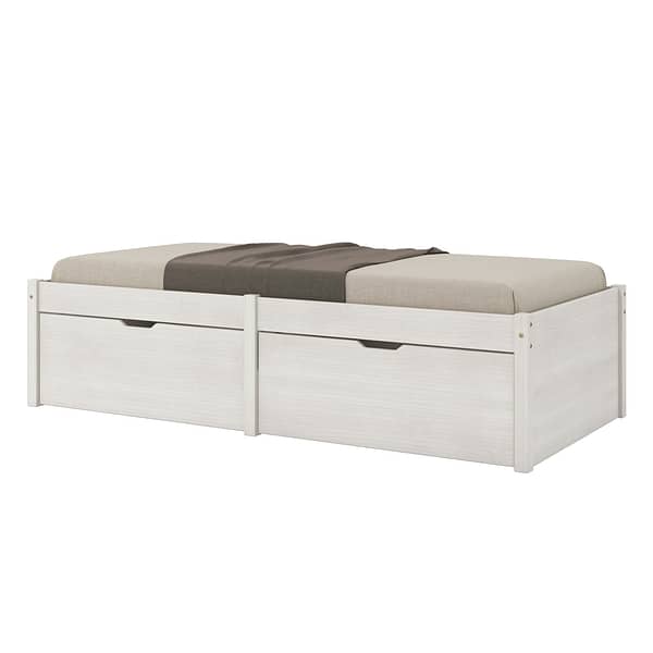 Cama Multifuncional 1 Plaza Con Cajones Madera Maciza