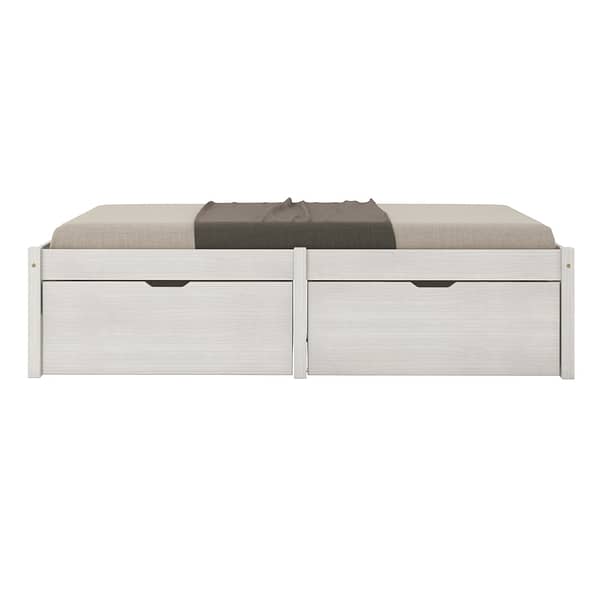 Cama Multifuncional 1 Plaza Con Cajones Madera Maciza - Imagen 2