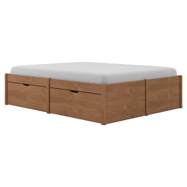 Cama Matrimonial 2 Plazas 4 Cajones Madera Maciza