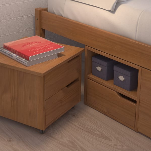 Cama 2 Plazas Multifuncional Varios Cajones Madera Maciza - Imagen 6