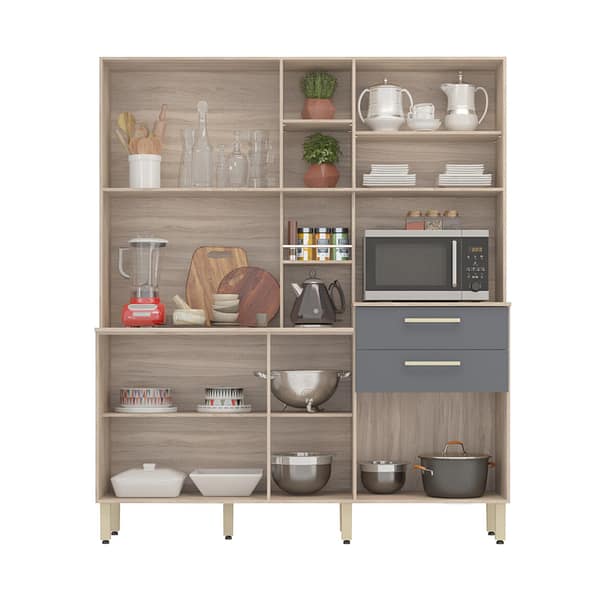 Mueble De Cocina Kit Completo 7 Puertas Cajones Amoblamiento - Imagen 2