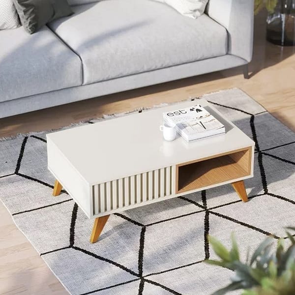 Mesa De Living Mesa Ratona Living Comedor Minimalista - Imagen 7