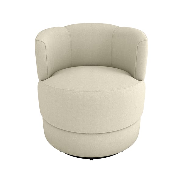 Sillon Butaca Giratoria 360 Grados Tapizada Tela - Imagen 2
