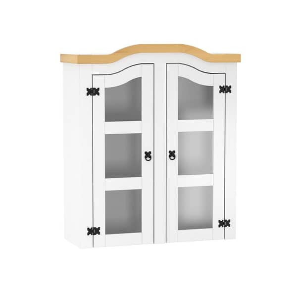Cristalero Blanco 4 Puertas 2 Cajones Linea Mexicana - Imagen 3