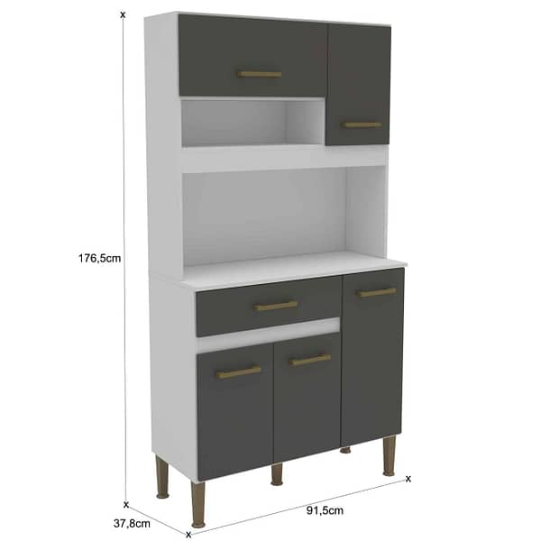 Mueble De Cocina Kit Completo Ana 90 cm - Imagen 4