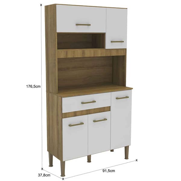 Mueble De Cocina Kit Completo Ana 90 cm - Imagen 4