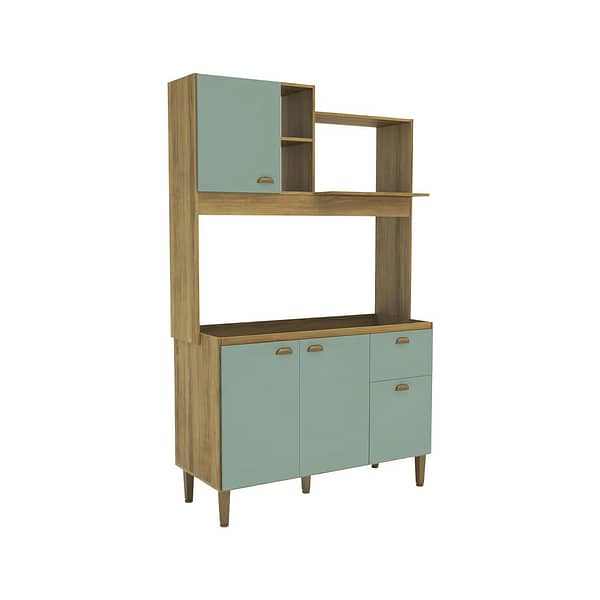 Kit De Cocina Azaleia 3 Puertas 2 Cajones Con Patas Mdp