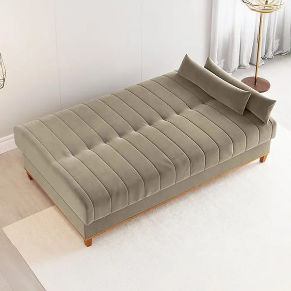Sofa Cama Juego De Living Sillon Reclinable Terciopelo - Imagen 3