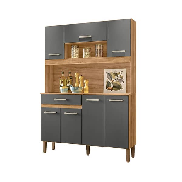 Mueble Cocina Bajo Mesada Aereos Kit Completo Magazin 120