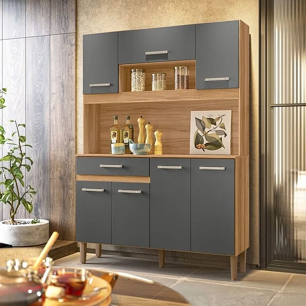 Mueble Cocina Bajo Mesada Aereos Kit Completo Magazin 120 - Imagen 4